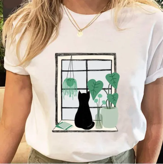 Street Hip Hop Women's Plus Size Short Sleeved T Shirt 02Style - Shop at LoveMi