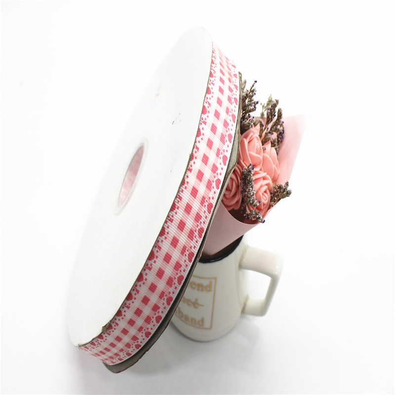 Title 2, Plaid Two-color Printing Thread Belt Fabric Bow...