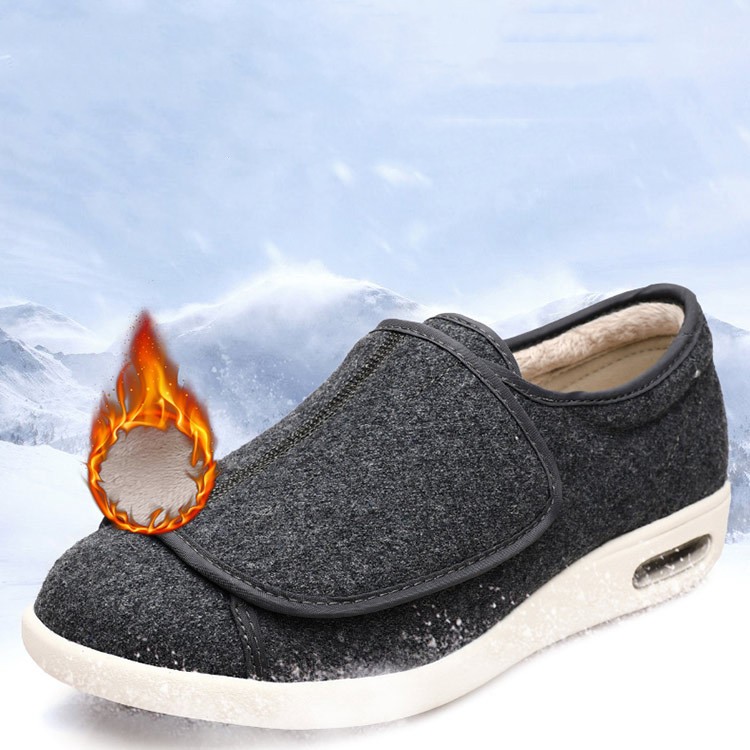 Hook And Loop Adjustable Walking Shoes