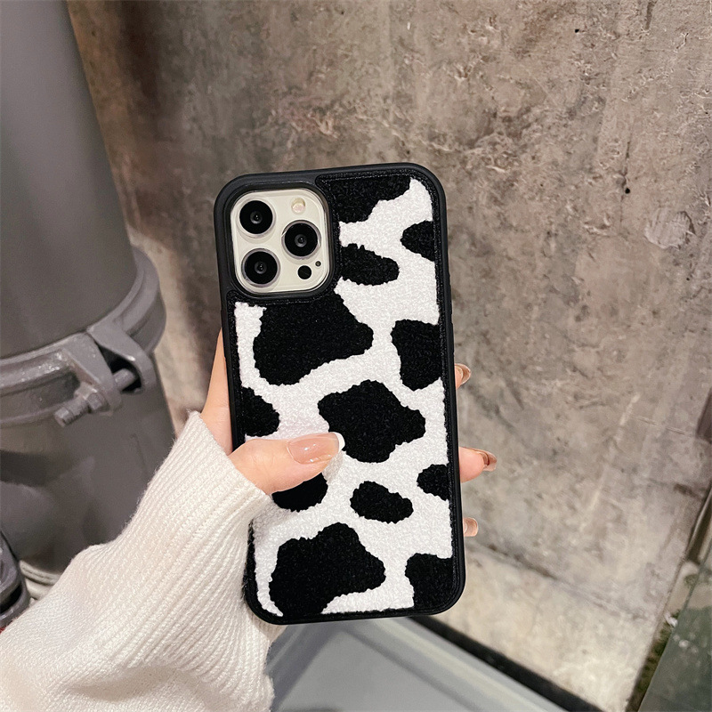 Black and white cow pattern