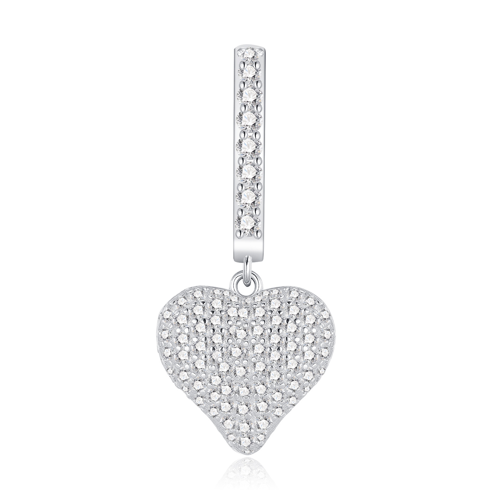 A Luxurious And Fashionable Minimalist Jewelry Earring Set Featuring Top-quality Moissanite Stones, Made Of S925 Silver Electroplated With Platinum.