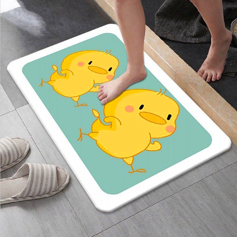 Absorbent Floor Mat Bedroom Cartoon Rug - Picture 25 of 27