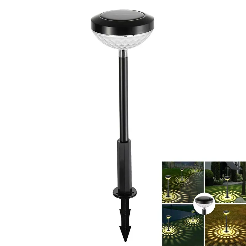 Outdoor Solar Lawn Projection Water Droplets Colorfully Inserted Lights – image 4