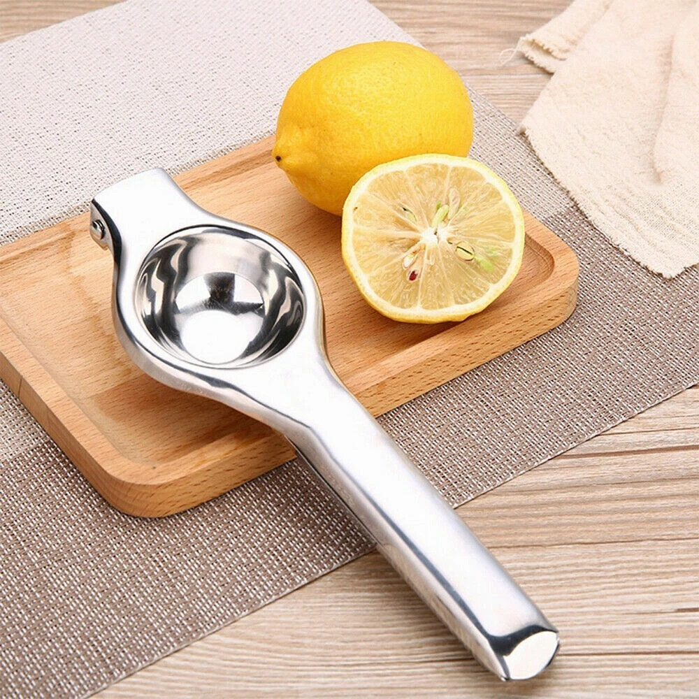 Handheld Stainless Steel Citrus Juicer - Perfect For Lemons, Oranges & Limes — image 2