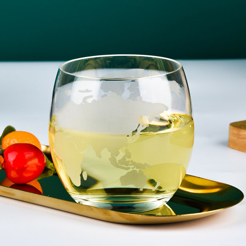 Home Heat Resistant Phnom Penh Printed Map Water Cup