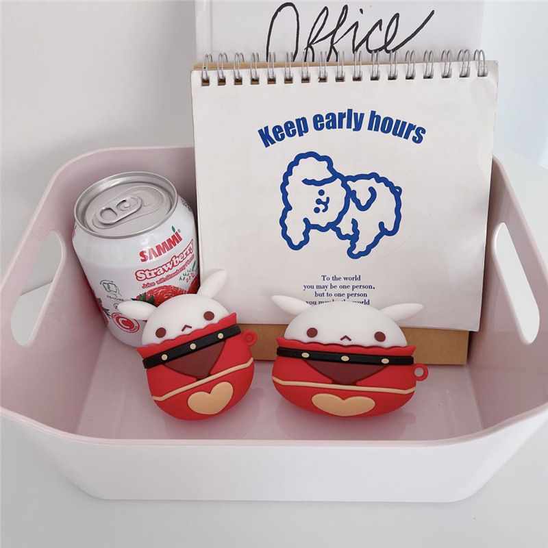 Compatible with Apple, Cartoon Love Bunny Protective Soft Pack - Image 4