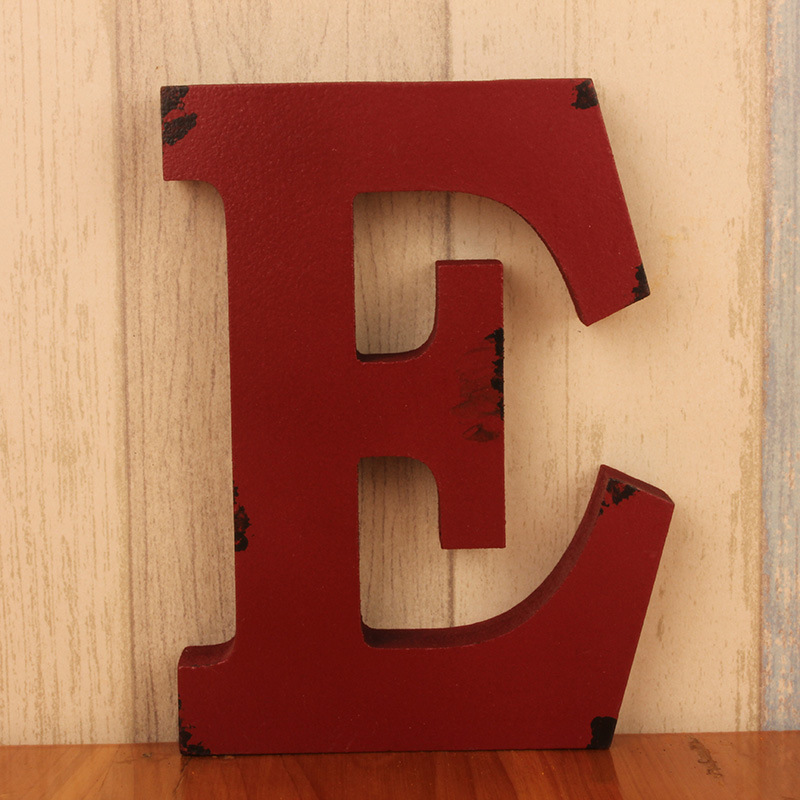 Title 21, Creative retro wooden alphabet decoration ornam...