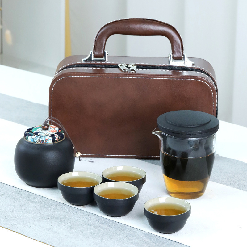 Portable Car Outdoor Travel Tea Set - 8