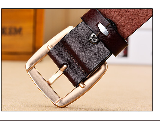 Title 3, Ladies Korean Style Simple Gold Pin Buckle Belt