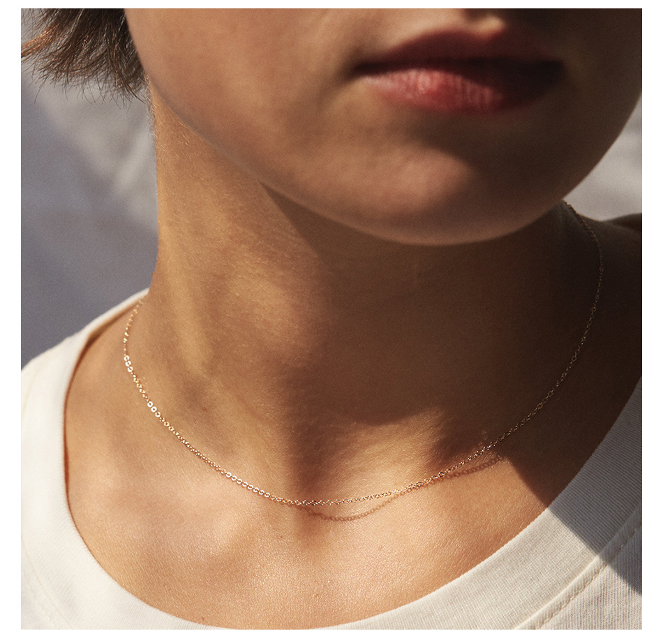 Title 2, Alloy Gold Necklace Elegant American Collar