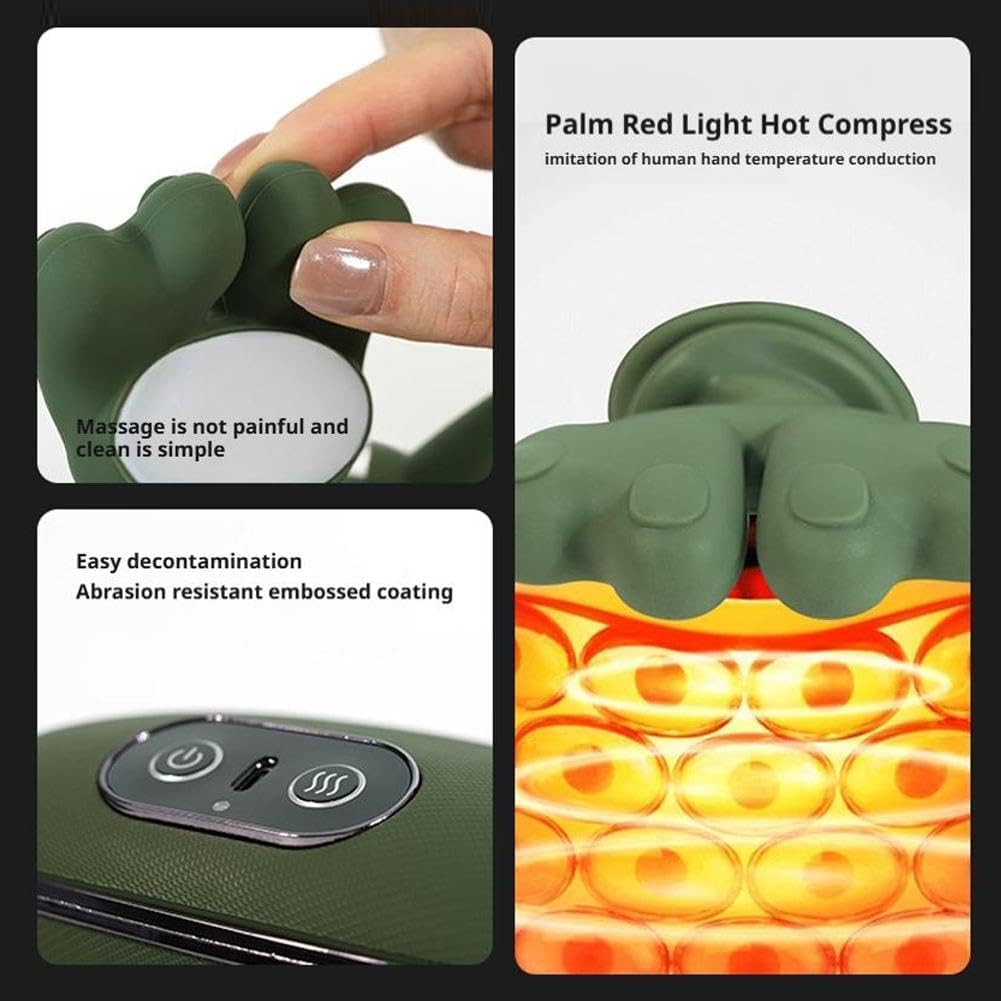 Bionic Heated Massager, Shoulder And Neck With Fingers, Electric Deep Tissue 4D