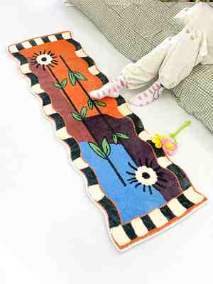 491de25e f439 4165 b046 dc200dea5270 - Bedside Flower Blanket Girl's Heart Bedroom