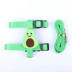 Small Pet Traction Rope And Harness - Keep Your Cat Dog Or Other Small Pet Safe And Secure - Avocado - View 1