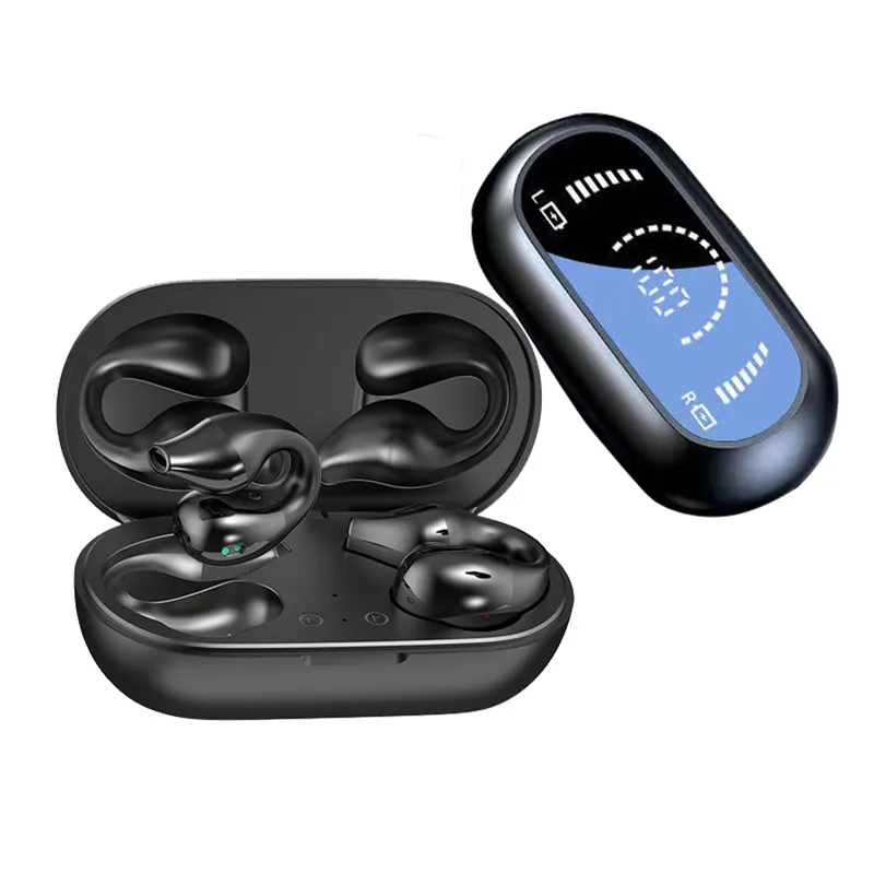 Ear Clip Bone Conduction Headphone Bluetooth-compatible 5.2