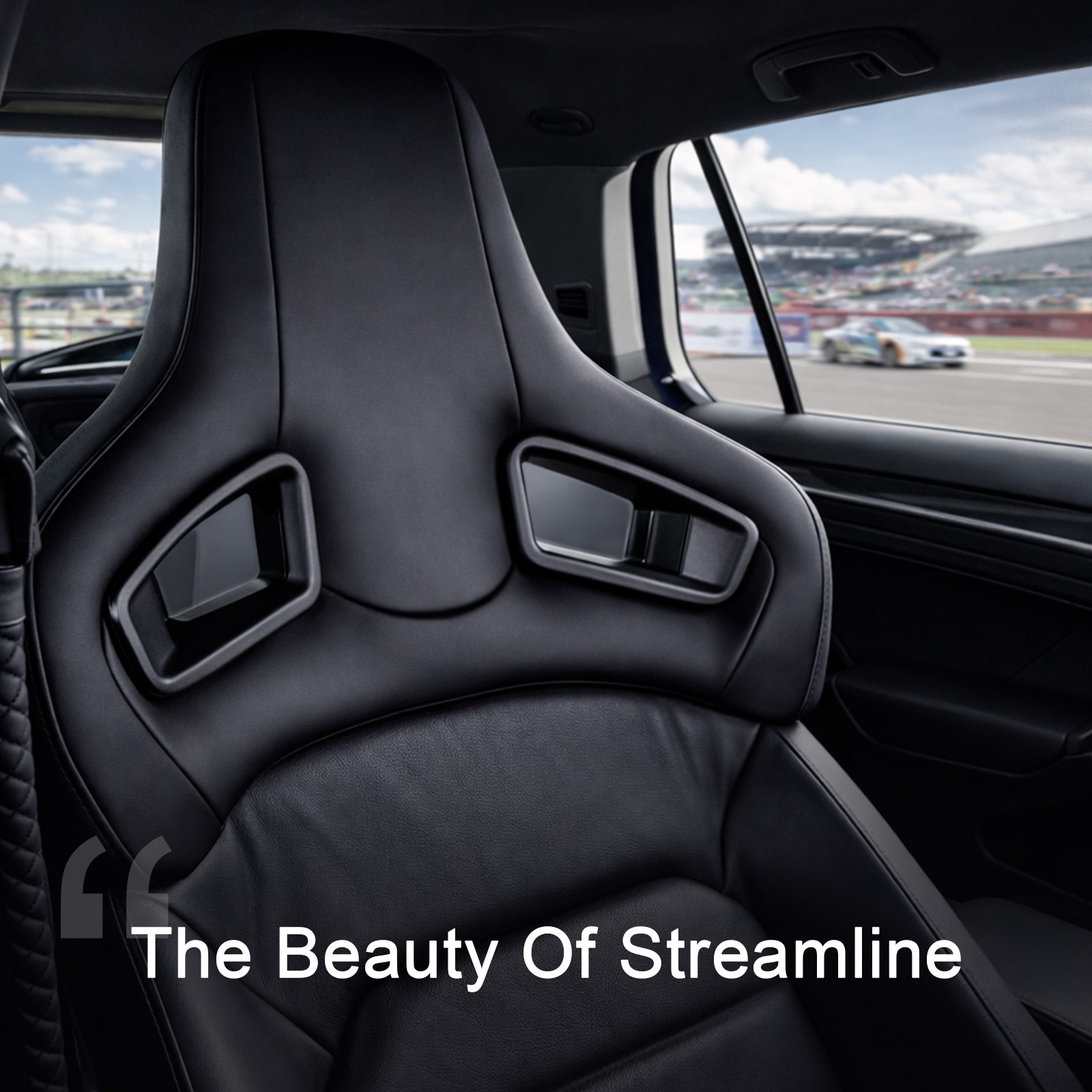 PU Leather Car Headrest Cushion Sports Seat Universal Ergonomic Design — image 6