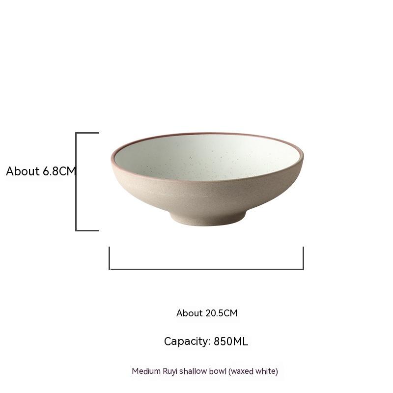 Medium Light Soup Bowl White