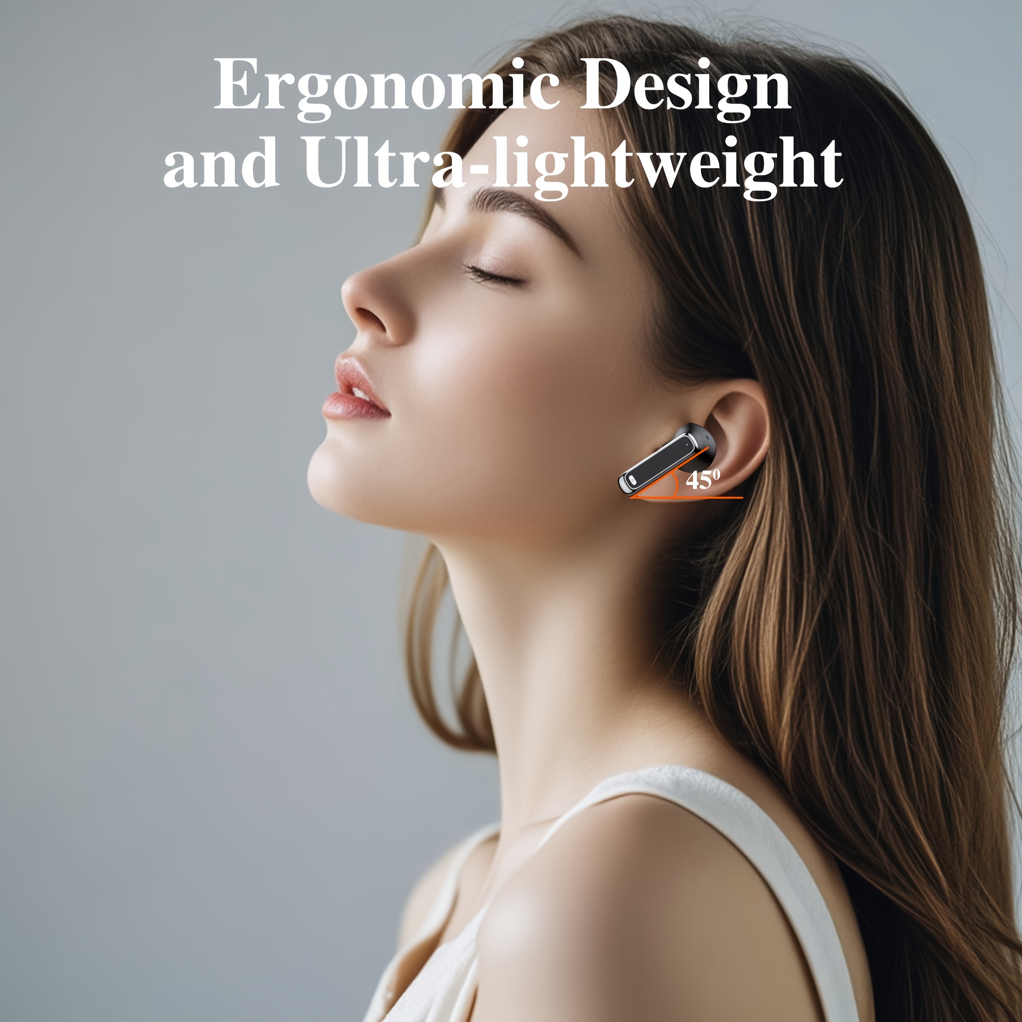 The New In-ear Wireless Sports Headphones With Battery Level Display Are Suitable For Travel, Gaming And Business