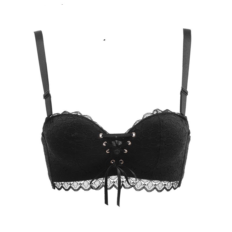 Title 9, Lace underwear women no steel ring half cup bra