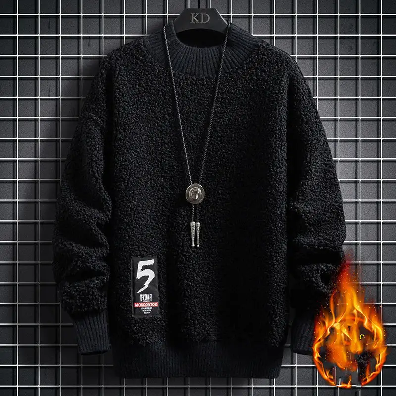 Hoodie Korean Version Of Winter Lamb Velvet Tide