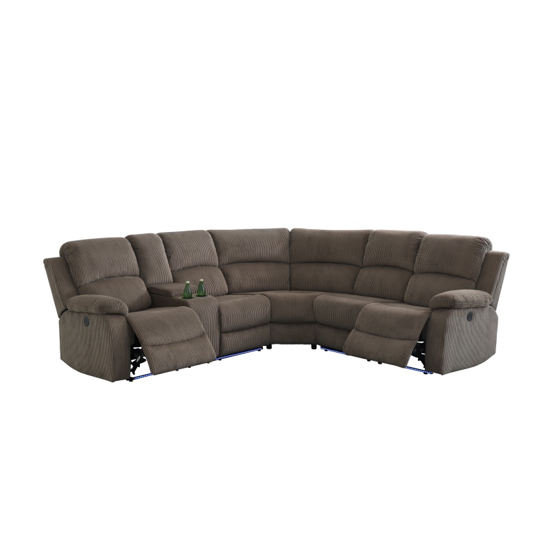 Peanut Color Corduroy Stripe Fabric Living Room Re