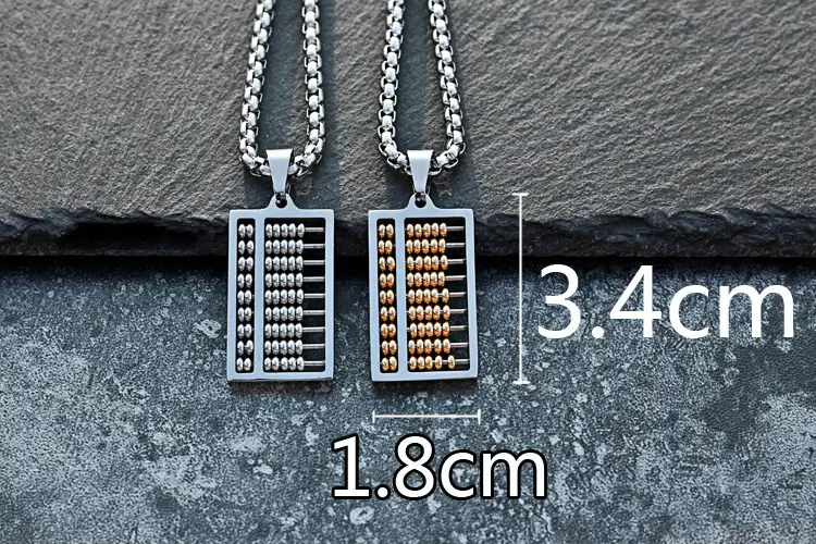 Can Toggle Wishful Abacus Necklace For Men And Women