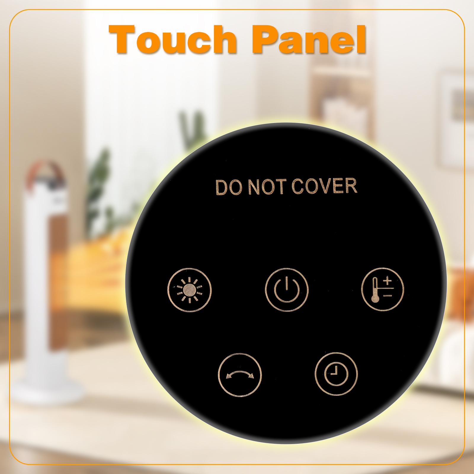 24Inch Tower Space Heater, 1500W Smart Electric Heater With Thermostat, WiFi APP & Remote Control, 60 Degrees Oscillation, 9H Timer, For Indoor Bedroom Office Home, White