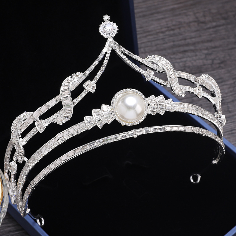 New European And American Grand Bride Crown Headwear