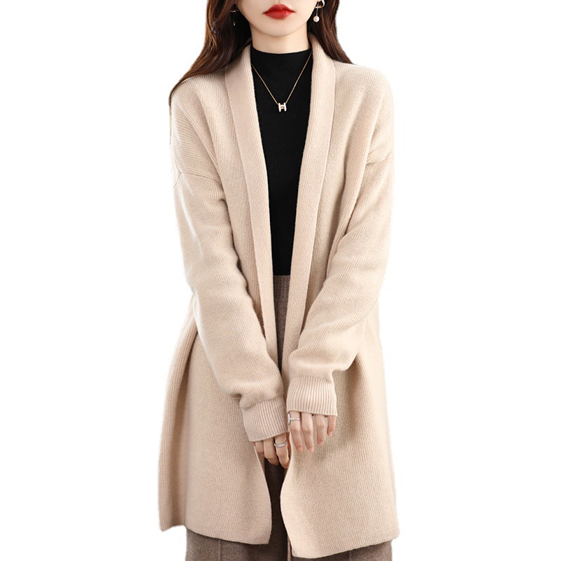 Women's Wool Fashion Top Over Windbreaker