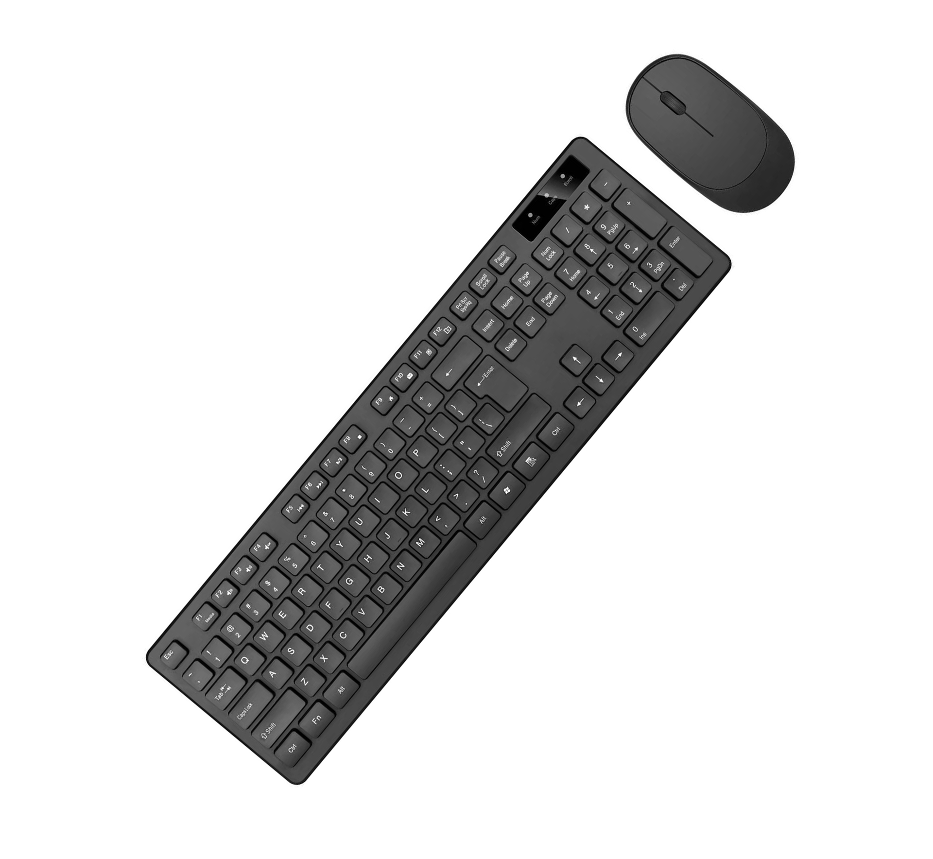 Wireless 2.4G Chocolate Keyboard And Mouse Set For Desktop And Laptop - Waterproof Wireless Keyboard And Mouse Set 5
