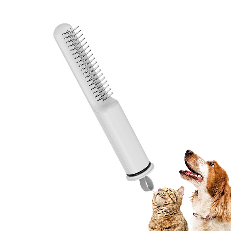 Self-Cleaning Slicker Pet Brush For Dogs & Cats – Hair Remover Grooming Tool (Medium)