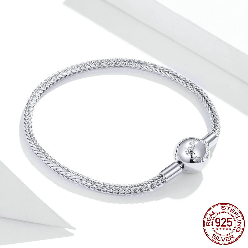 Title 5, Nieuwe S925 Sterling Zilver Eenvoudige Snake Bo...