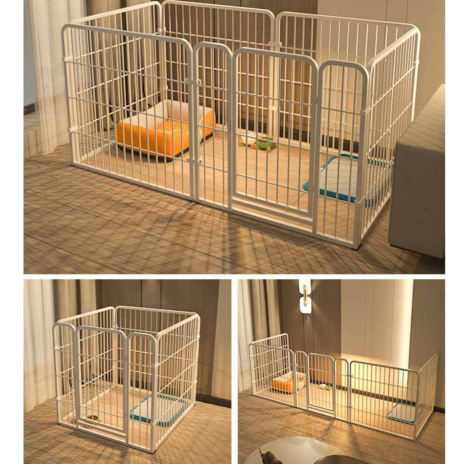 6Panel Dog Pet Puppy Playpen Metal Indoor Outdoor Fence For Small Medium — image 8
