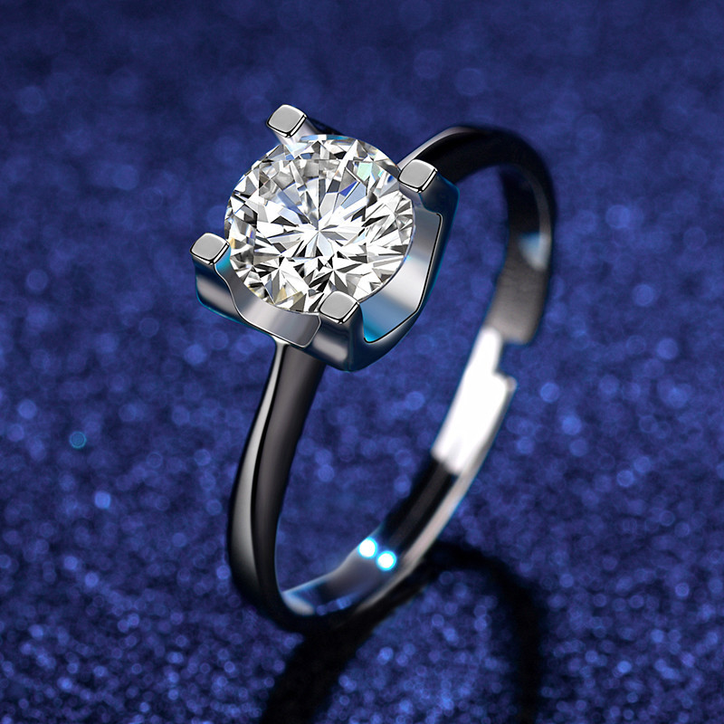 Title 11, Eight Heart Eight Arrow Zircon Moissanite Ring