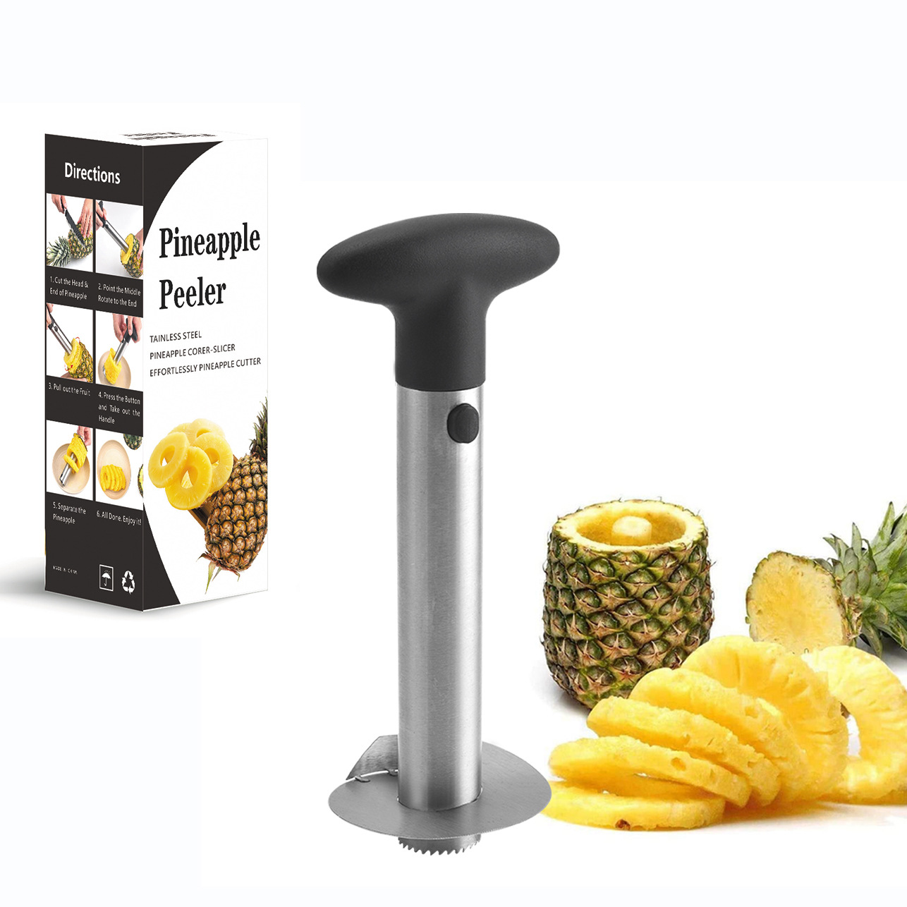 Title 4, Spot Stainless Steel Pineapple Corer Pineapple ...