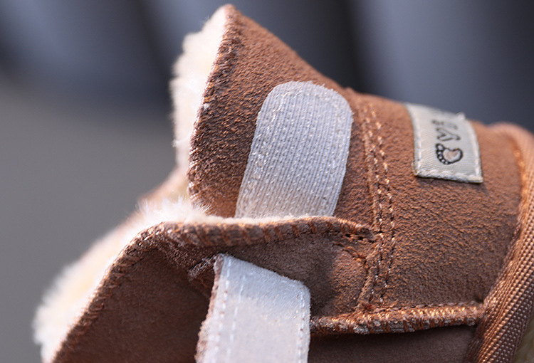 Winter Plus Cashmere Boys And Girls Snow Cotton Shoes Baby — foto 3