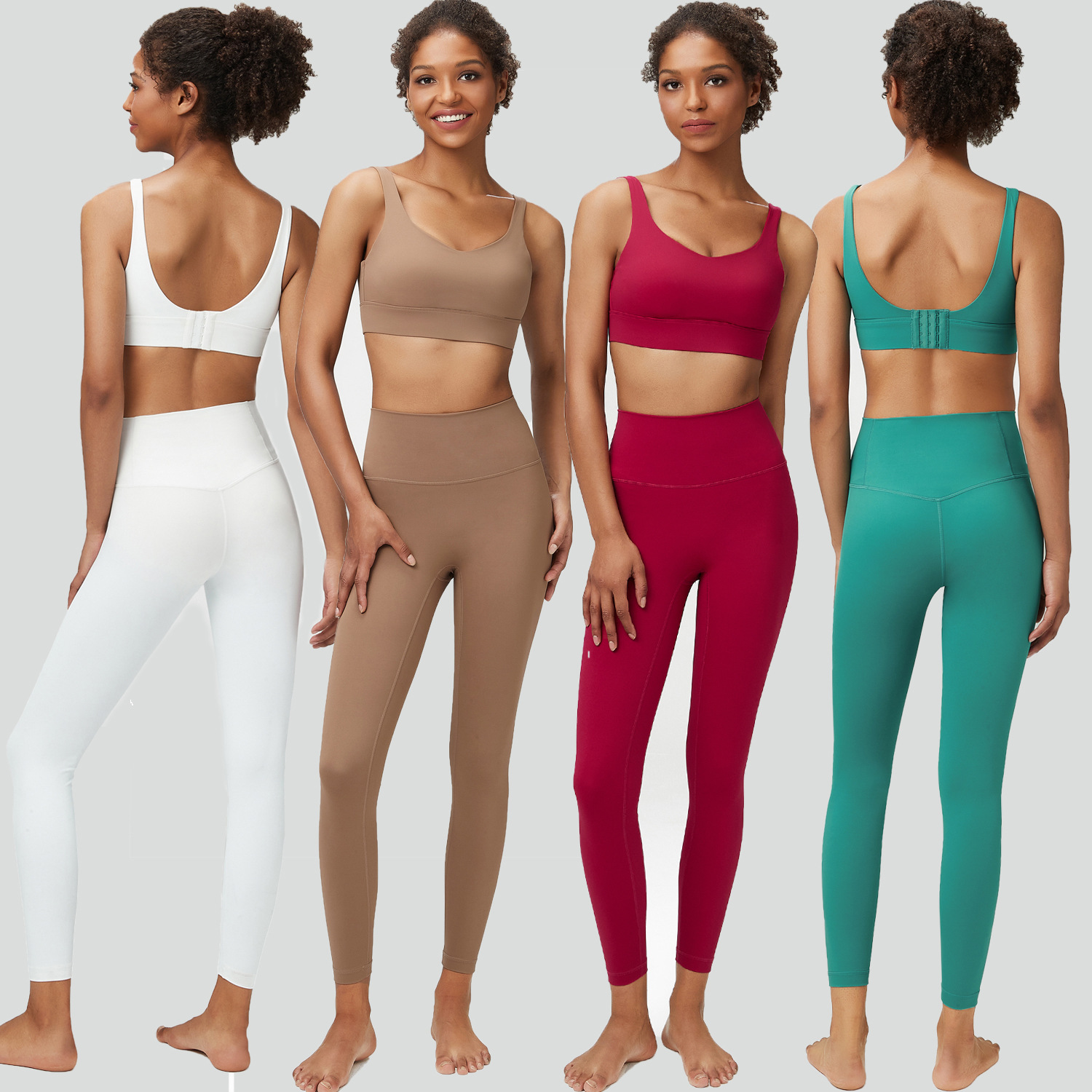 Title 5, Damen Plus Size Lycra Yoga Anzug für uneingesch...