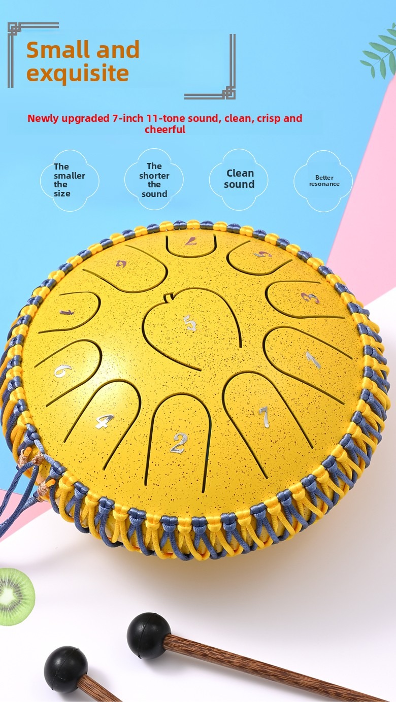 Apple-Shell Ethereal Steel Tongue Drum — foto 6