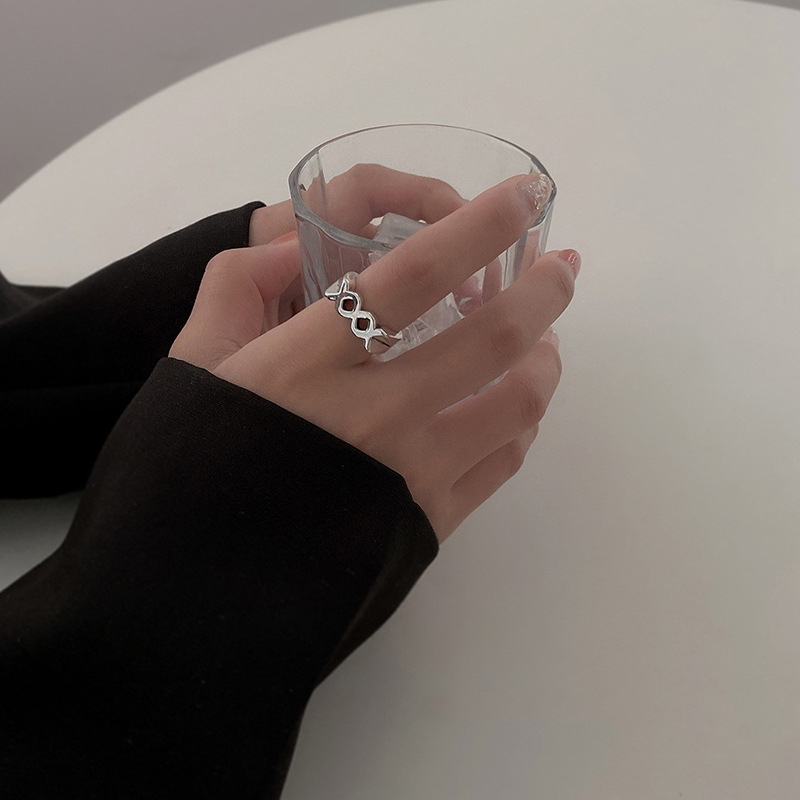 Cold Wind Hollow Letter Ring