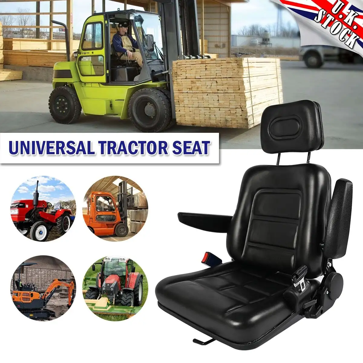 Waterproof Quality Suspension Seat