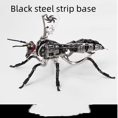 Black steel strip base