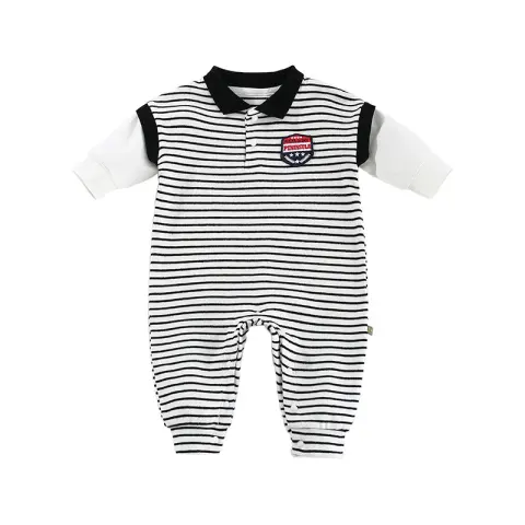 Baby Onesies Striped Male Newborn Clothes Autumn