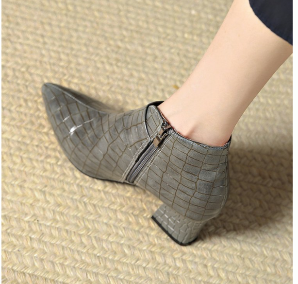 Pointed Toe Ankle Boots, picture 2 of 3