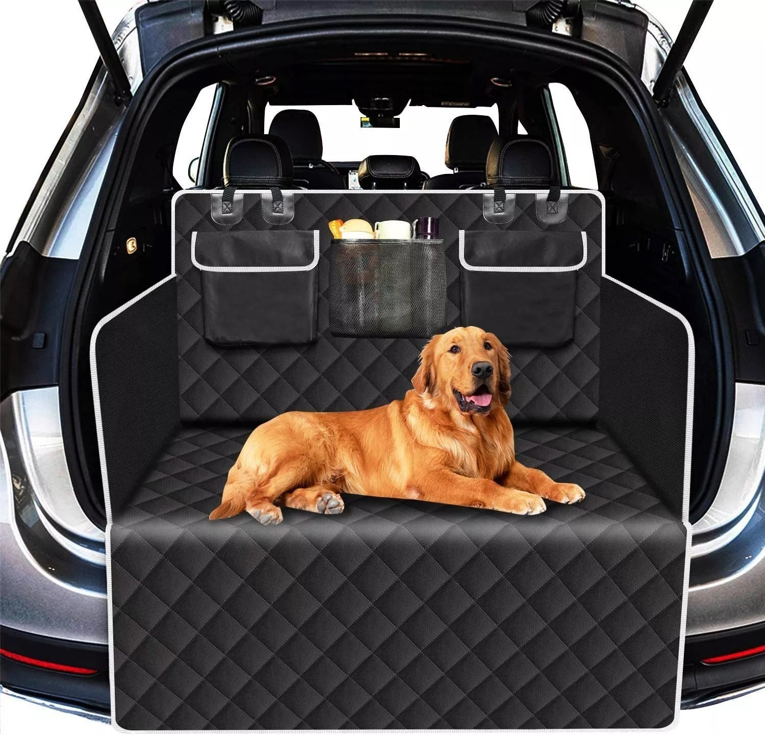 Heavy Duty Non-Slip Dog Car Boot Cover Stain Resistant Scratchproof Car Boot Protector For SUV Estate