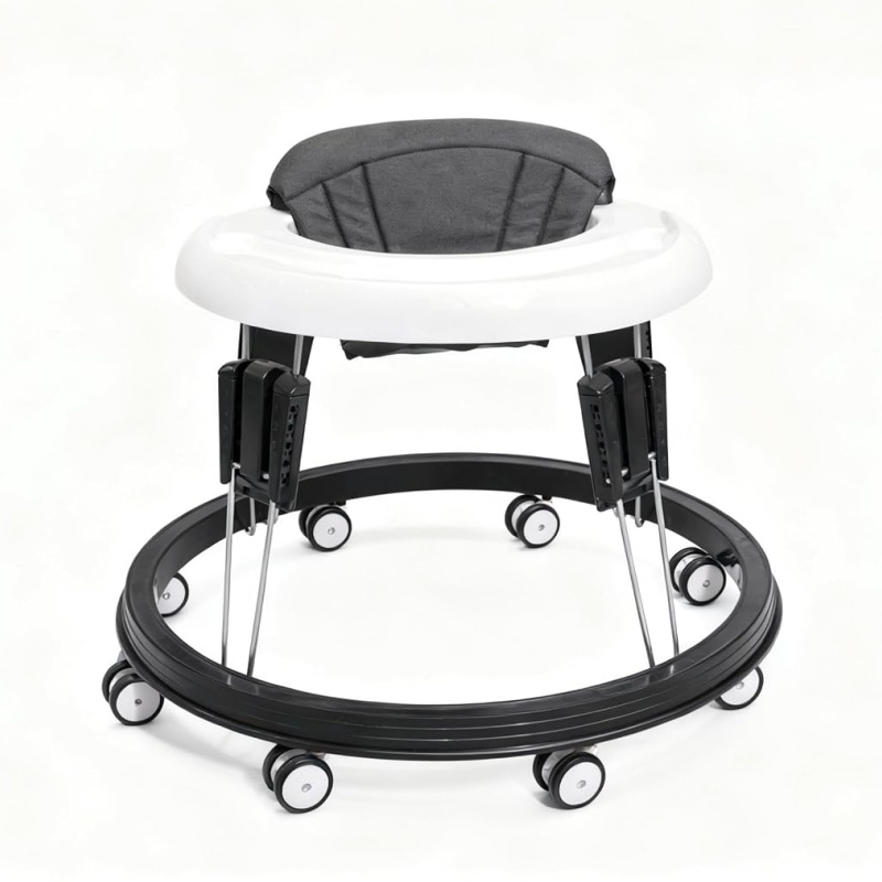 Portable Baby Walker Activity Toddler First Step Push Along Walk Bouncer Folding 5