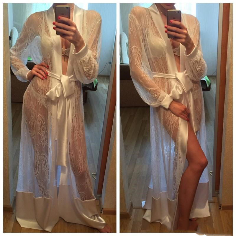 Title 5, Sexy pajamas with lace eyelashes and bathrobe