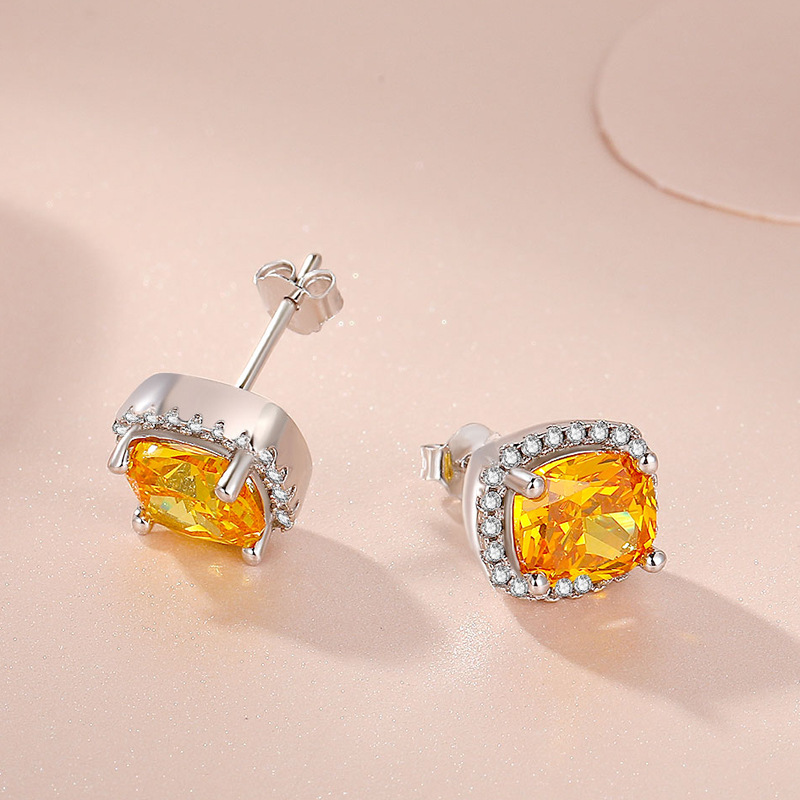 Women's Earrings With Gold-plated Silver Earrings