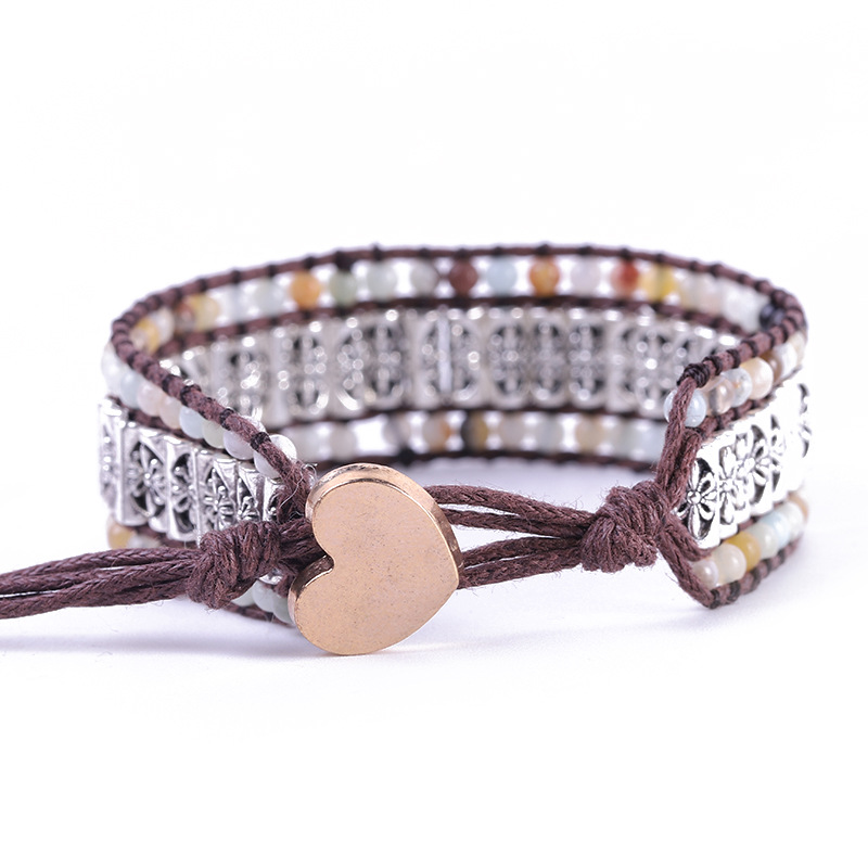 Punk Bracelet Hip Hop Couples Amazon Beaded Bracelet