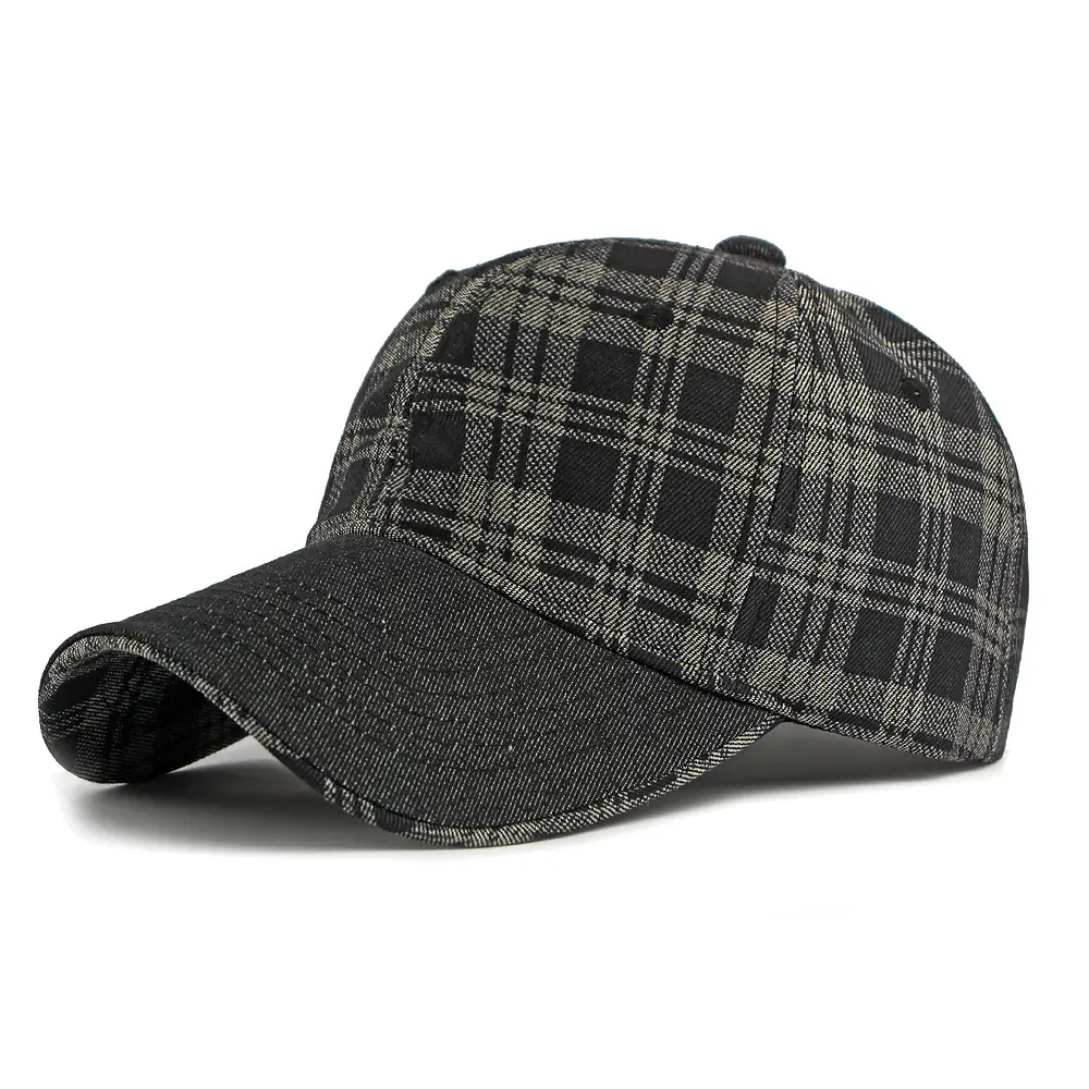 Men's And Women's Matching Striped Hat With Adjustable Strap - Fashionable And Casual Baseball Cap For Outdoor Travel, Hiking And Camping