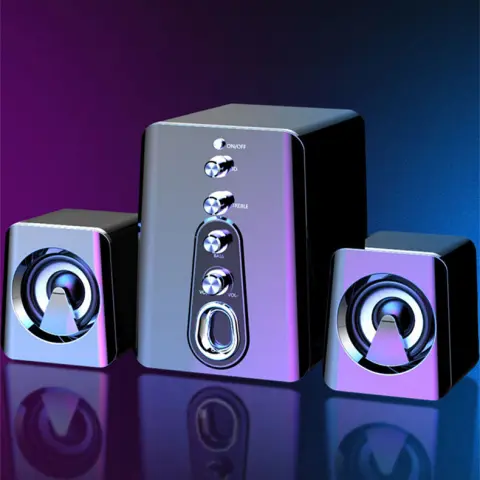 Mini USB 2.1 Speaker Wired Combination High Audio Heavy