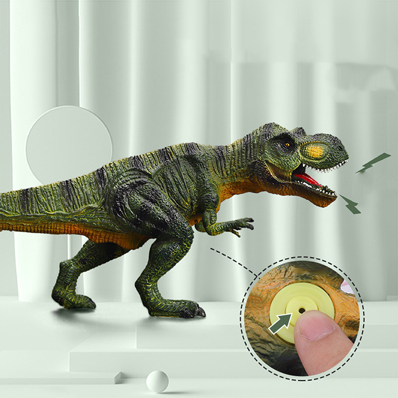 Title 5, Statische dinosaurus Tyrannosaurus oud model ge...